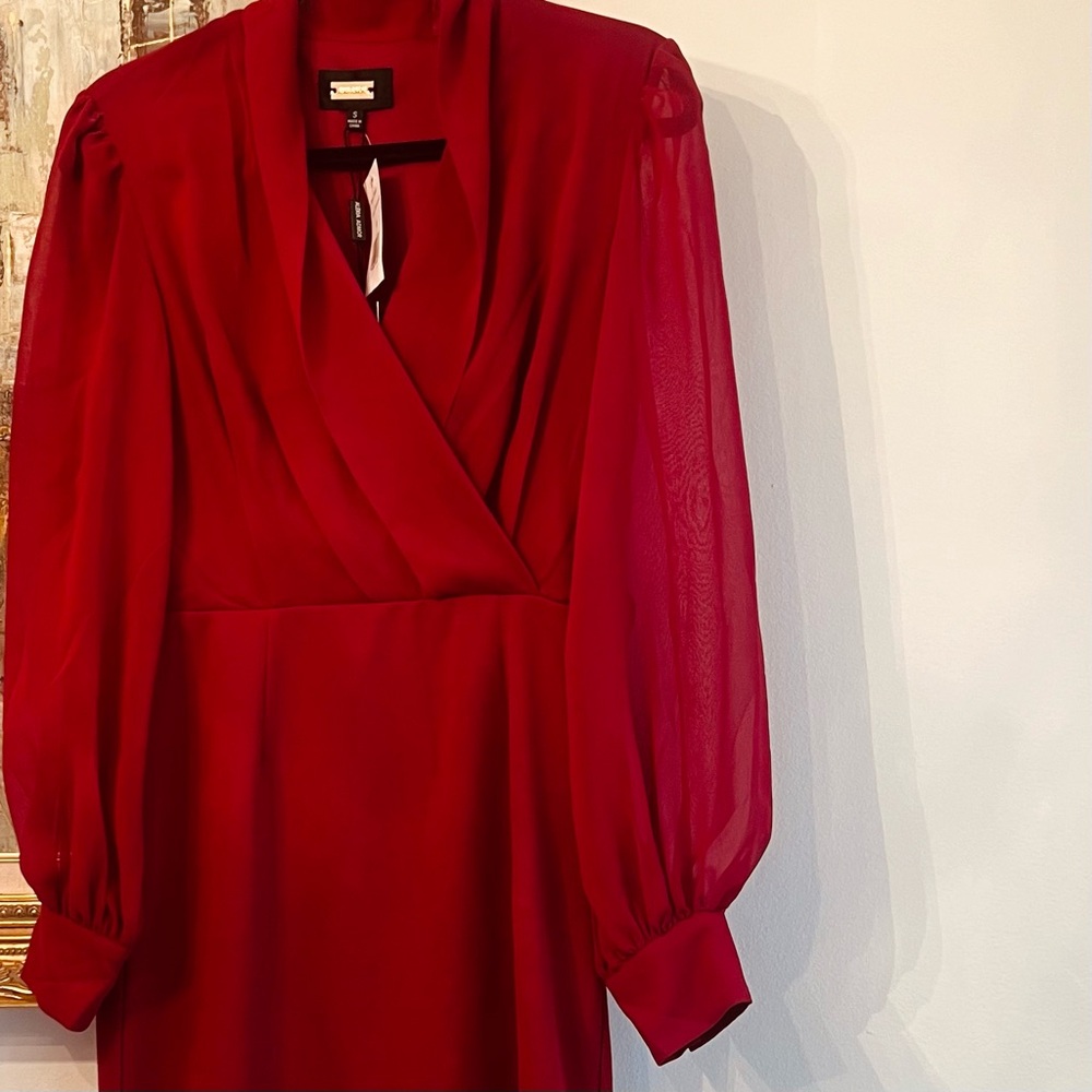 Alexia Ardmor Red Sheer Dress